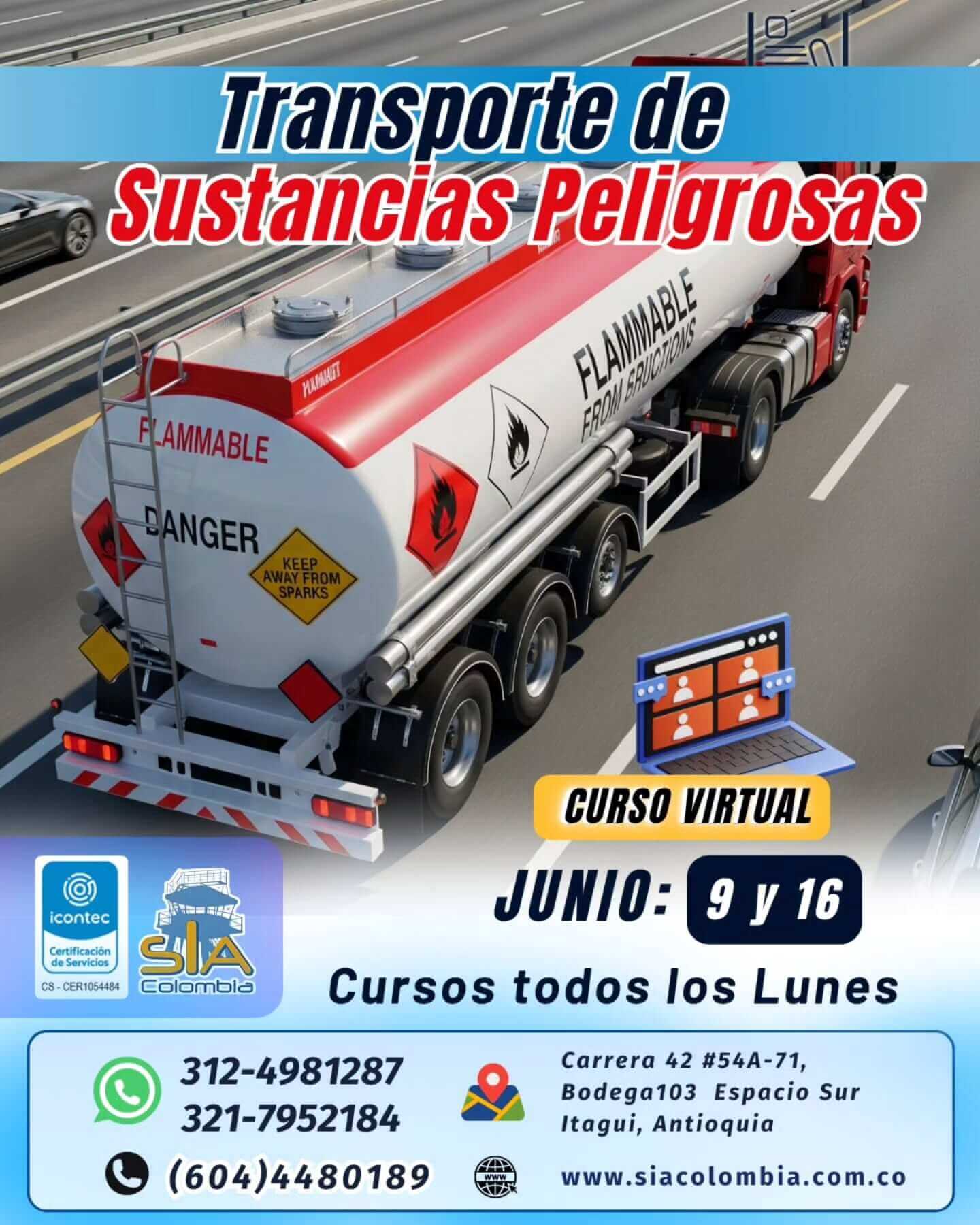 Curso de manejo de sustancias químicas - SIA Colombia